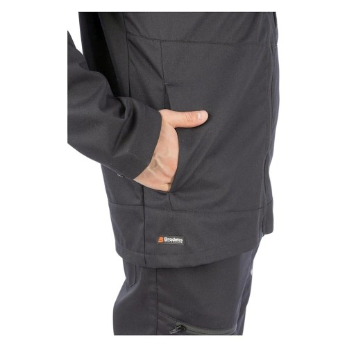Куртка летняя мужская Brodeks KS 234, цвет чёрный Куртка летняя мужская Brodeks KS 234, цвет чёрный