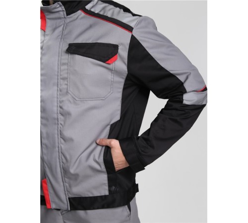 Костюм Сервис IMP (тк.Смесовая,240) п/к, серый/черный Костюм Сервис IMP (тк.Смесовая,240) п/к, серый/черный