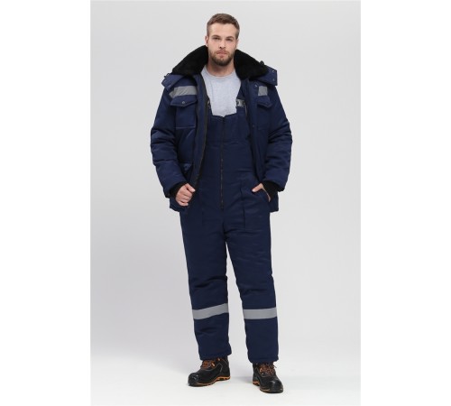 Костюм зимний Мастер NEW (тк.Смесовая,210) п/к, т.синий КОС 940 Костюм зимний Мастер NEW (тк.Смесовая,210) п/к, т.синий КОС 940