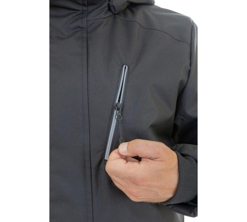 Куртка зимняя мужская Brodeks KW210, цвет чёрный Куртка зимняя мужская Brodeks KW210, цвет чёрный