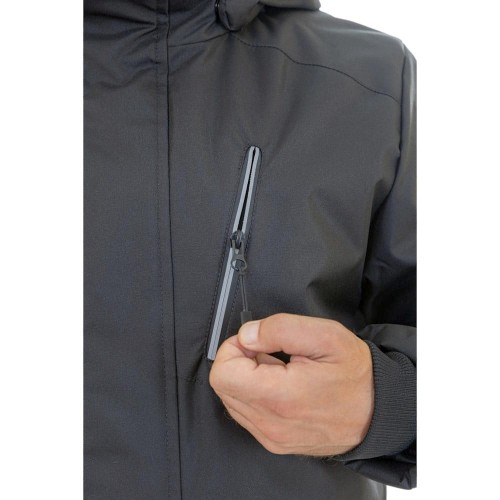 Куртка зимняя мужская Brodeks KW210, цвет чёрный Куртка зимняя мужская Brodeks KW210, цвет чёрный