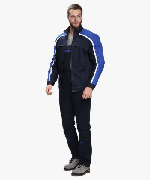 Костюм Алькор (тк.Карелия,260) п/к, т.синий/васильковый