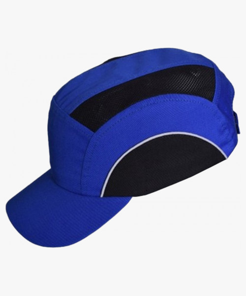 Каскетка защитная с СОП, васильково-черный