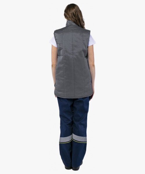 Жилет утепленный Универсальный (Смесовая, 210), темно-серый