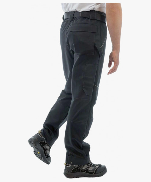 Брюки сварщика 2 класса Brodeks FS 38-02, цвет чёрный