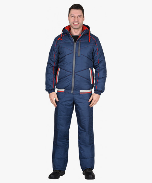 Костюм мужской СИРИУС-ИМИДЖ куртка, брюки, синий