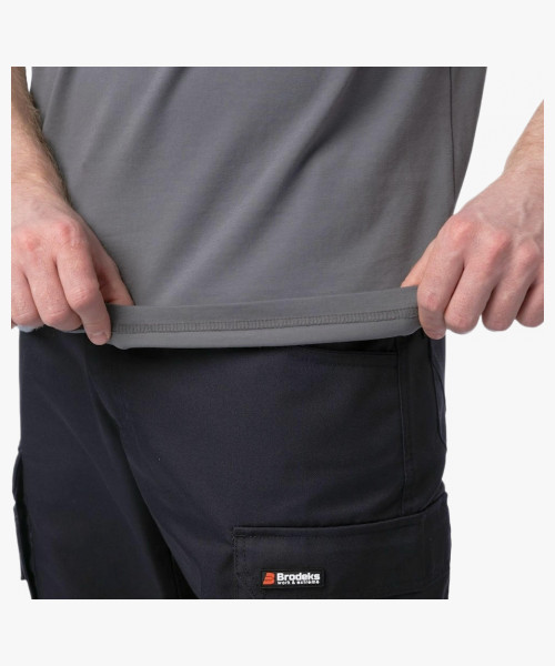 Футболка Brodeks KS705, цвет серый