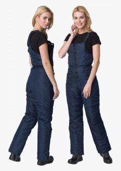 Полукомбинезон зимний женский Сакрин (тк.Таслан,135), т.синий