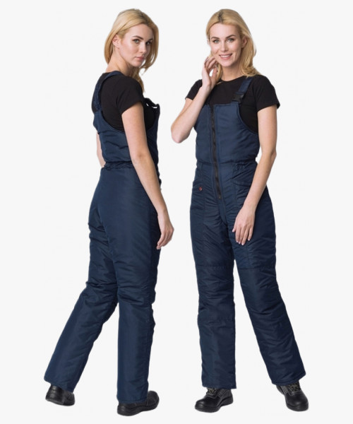 Полукомбинезон зимний женский Сакрин (тк.Таслан,135), т.синий