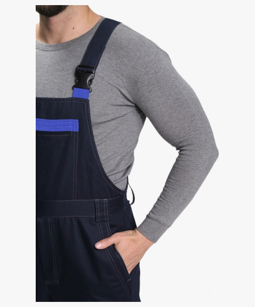 Полукомбинезон Алькор (тк.Карелия,260), т.синий/васильковый