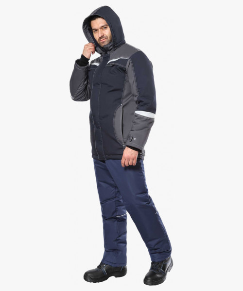 Куртка СИРИУС-ОЗОН синяя с серым