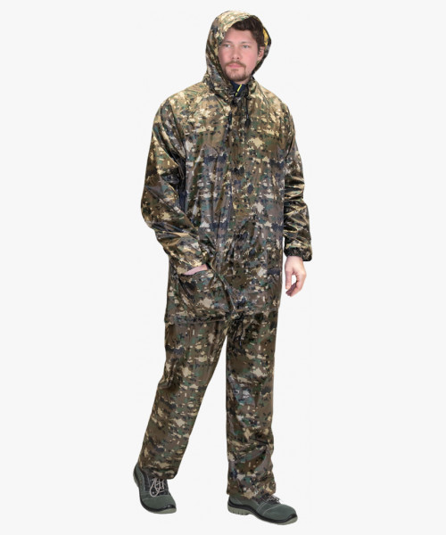 Костюм влагозащитный SIRIUS Стандарт (210 гр/м2) КМФ цифра (ЧЗ)
