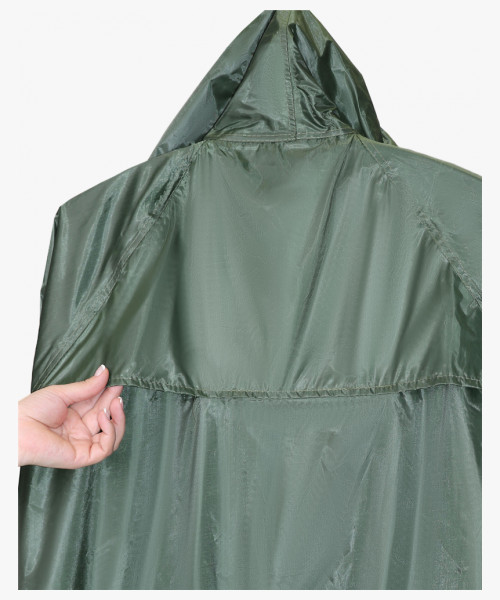Плащ влагозащитный SIRIUS Стандарт (210 гр/м2) зеленый (ЧЗ)