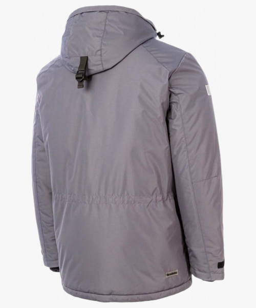 Куртка-парка зимняя мужская Brodeks KW204, цвет серый