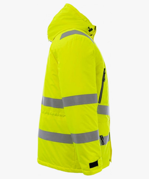 Куртка-парка сигнальная зимняя Brodeks KW220, цвет жёлтый