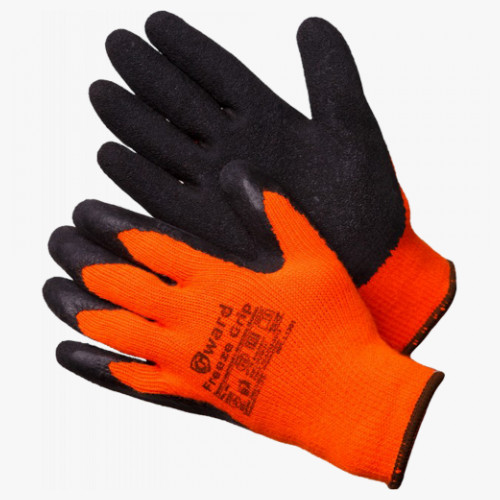 FREEZE GRIP Перчатки из акриловой пряжи с начесом, покрыты текстурированным латексом