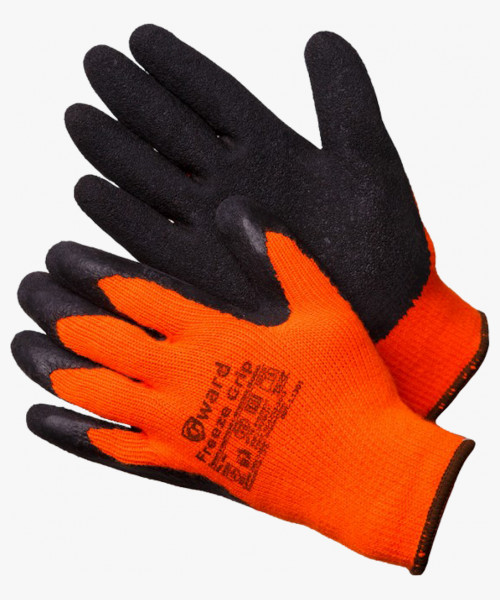 FREEZE GRIP Перчатки из акриловой пряжи с начесом, покрыты текстурированным латексом