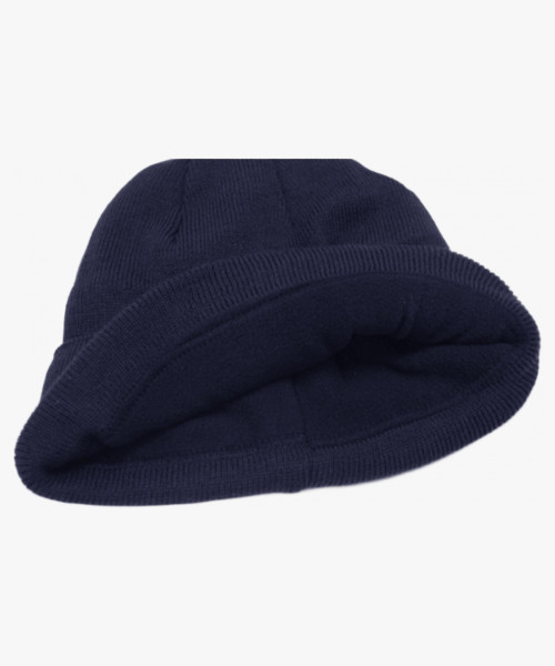 Шапка трикотажная двойная Фрост, т.синий