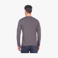 Футболка длинные рукава серая 160г/м2