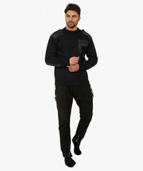 Свитер (джемпер) форменный усиленный, черный