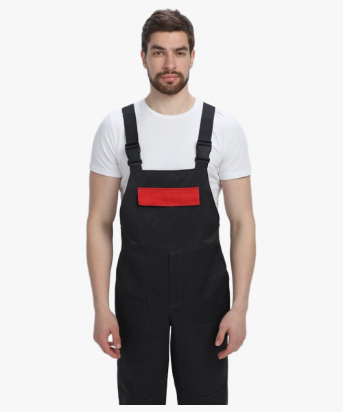 Костюм Лигор-2 СОП (тк.Смесовая,210) п/к, черный/красный