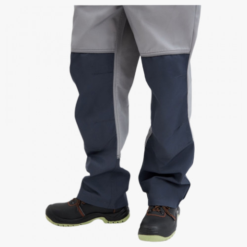 Брюки Лидер IMP (тк.Смесовая,240), т.серый/св.серый