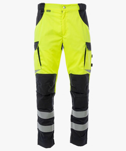 Брюки сигнальные Brodeks KS309, цвет жёлтый, чёрный