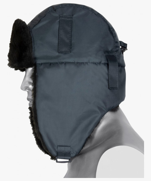 Шапка-ушанка СИРИУС-ЕВРО тёмно-серая