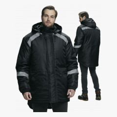 Куртка зимняя Прогресс (тк.Оксфорд), черный