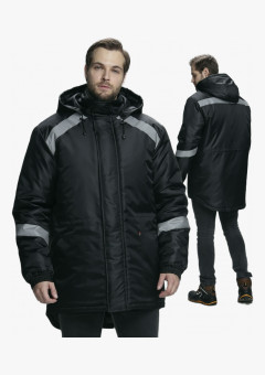 Куртка зимняя Прогресс (тк.Оксфорд), черный