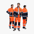 Костюм сигнальный PROFLINE ProfLineSpecialist-1 (тк.Смесовая МВО,240) брюки, оранжевый/т.синий