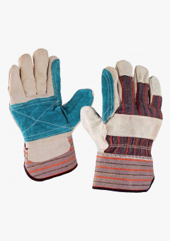 Перчатки спилковые комбинированные с усилением