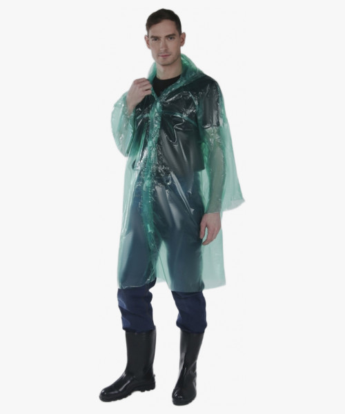 Плащ-дождевик ПВД, цветной