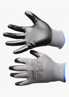 Перчатки ProfLineSpecialist нейлоновые с Н-покрытием, серый