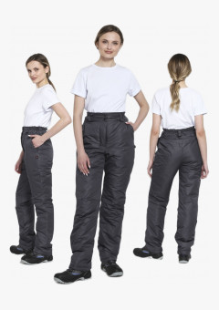 Брюки зимние женские Сакрин (тк.Дюспо), т.серый