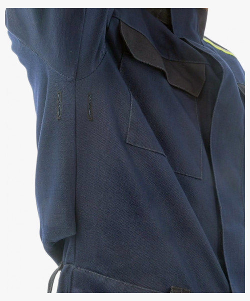 Комбинезон сварщика 1 класса Brodeks FS58-01, цвет тёмно-синий, чёрный