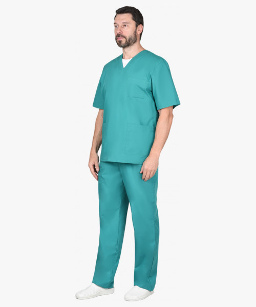 Костюм хирурга универсальный зелёный