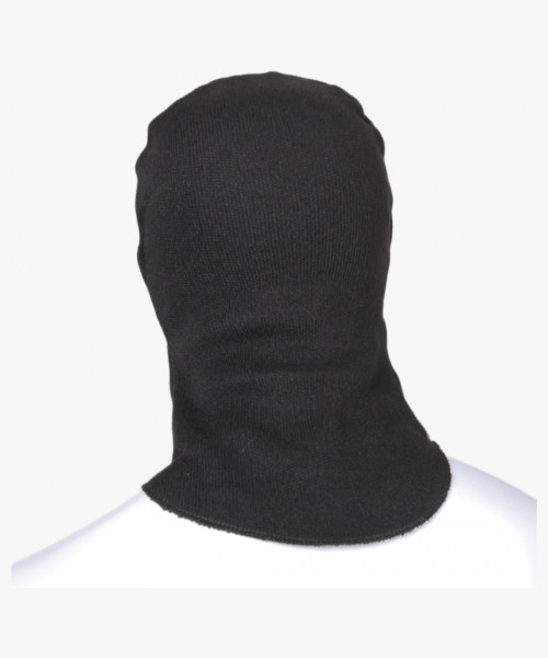 Подшлемник трикотажный зимний, черный