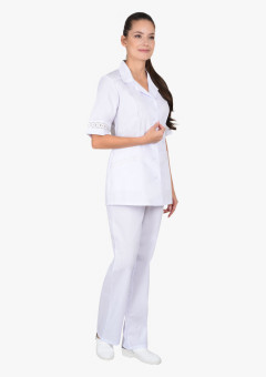 Костюм СИРИУС-АДЕЛЬ женский белый