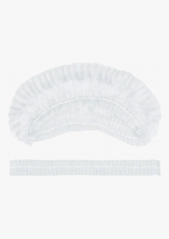 Шапочка-Шарлотта одноразовая 12г/м2, белая, (упак.100 шт.), (НДС 10%), (х1 упак. х 10 упак.)