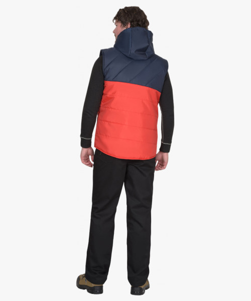 Жилет СИРИУС-ЭЛЬБРУС красный с тёмно-синим