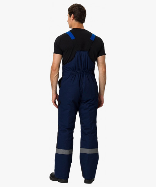 Костюм зимний Вектрон-2 СОП (тк.Смесовая,240) п/к, т.синий/черный/васильковый