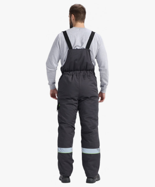 Костюм зимний Ховард (тк.OxLine) п/к, т.серый/черный/лимонный