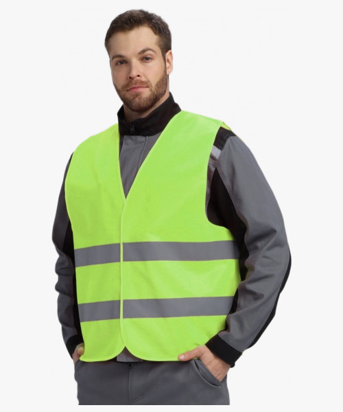 Жилет сигнальный ProfLineBase (тк.Полиэфир,100), желтый