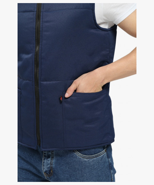 Жилет утепленный База (тк.Смесовая,210), т.синий