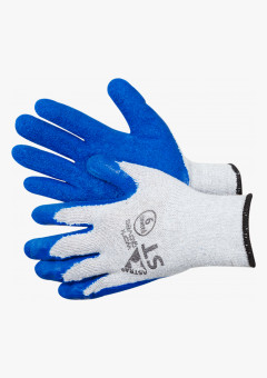 Astra ST Перчатки ХБ с текстурированным латексным покрытием