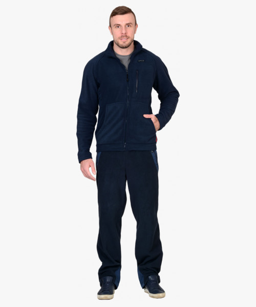 Куртка флисовая СИРИУС-АКТИВ синяя отделка синяя