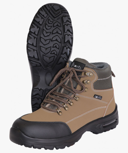 Ботинки БИЗОН, иск. нубук, ПУ-ПУ