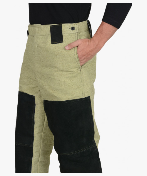 Костюм сварщика: куртка, брюки брезентовый со спилком (2,7 кв.м) тип Б