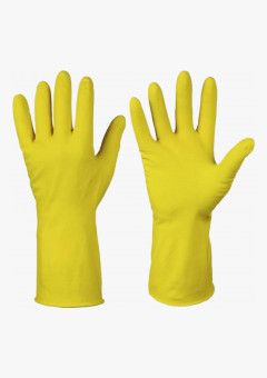 Перчатки ХОЗЯЙСТВЕННЫЕ тип ЛОТОС (латекс 60гр хлопковое напыление)